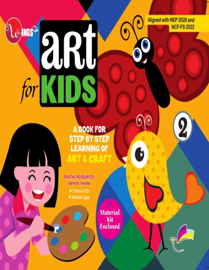 Wings Art  for Kids Drawing-2