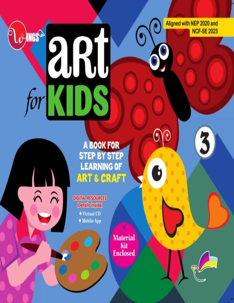 Wings Art  for Kids Drawing-3