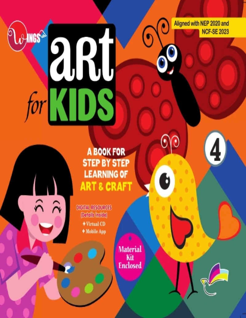 Wings Art  for Kids Drawing-4