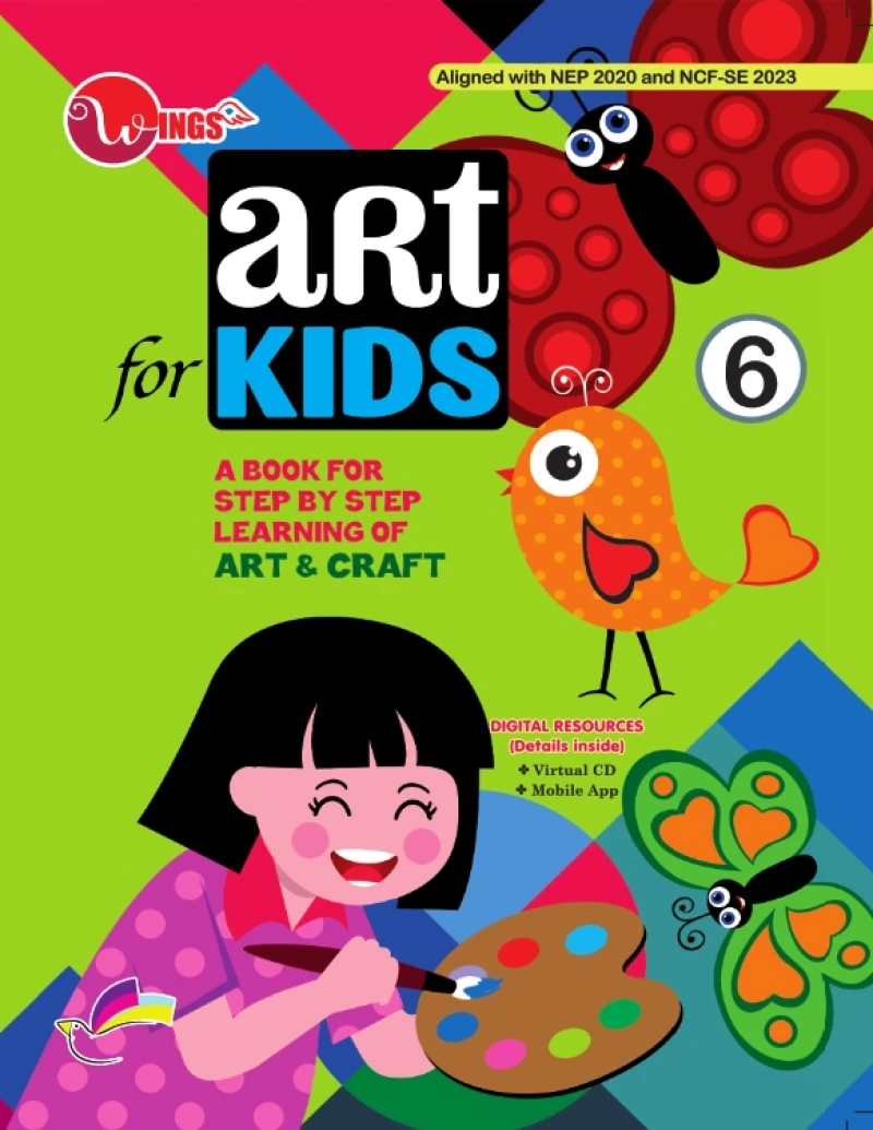 Wings Art  for Kids Drawing-6