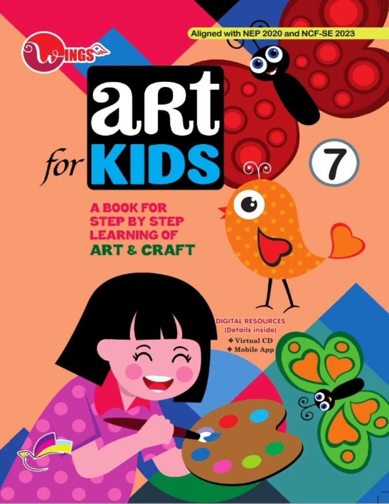 Wings Art  for Kids Drawing-7